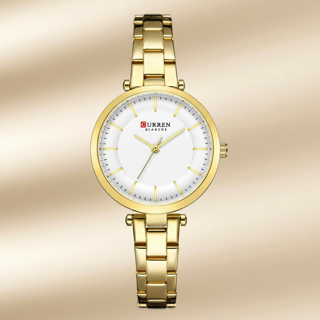 Minimalist Oval Quartz Watch Unisex