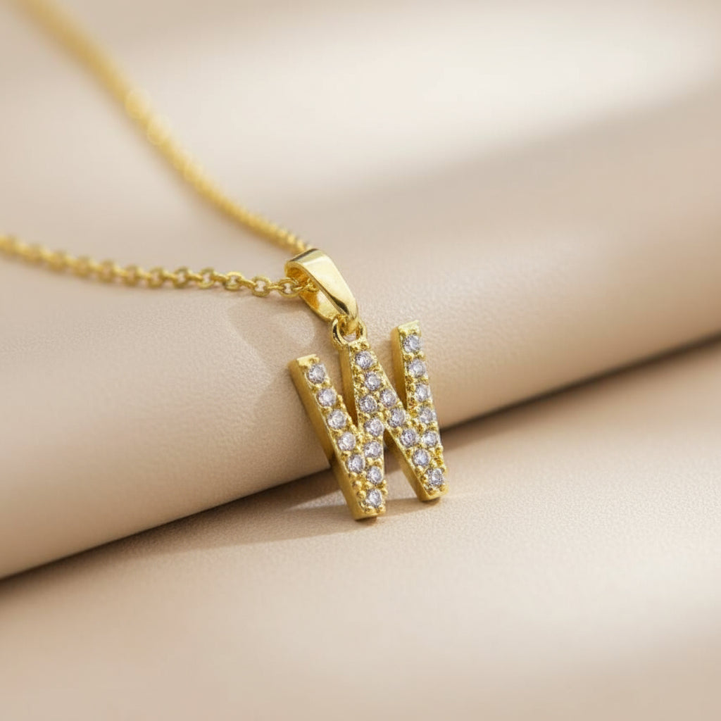 Gold & Silver Initial Necklace