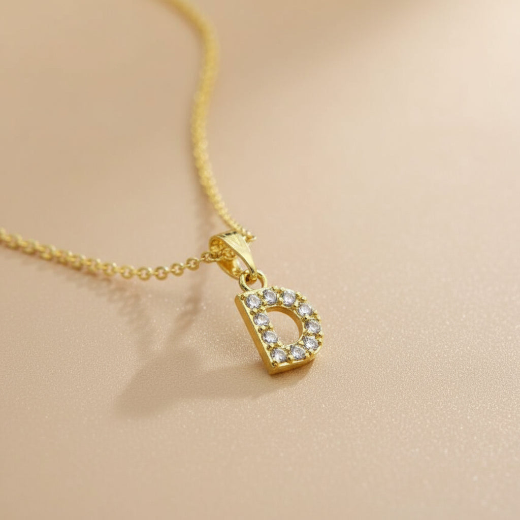 Gold & Silver Initial Necklace