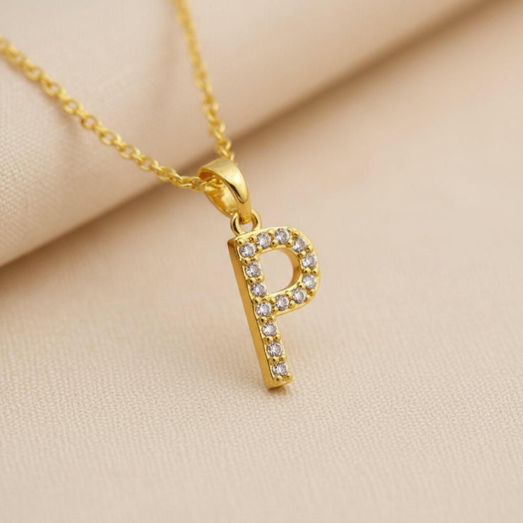 Gold & Silver Initial Necklace