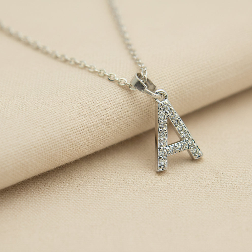 Gold & Silver Initial Necklace