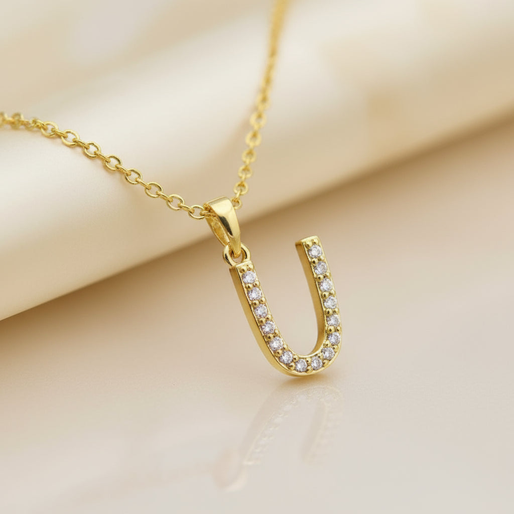 Gold & Silver Initial Necklace
