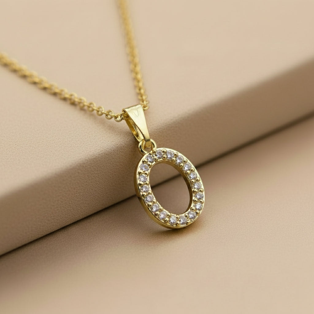 Gold & Silver Initial Necklace