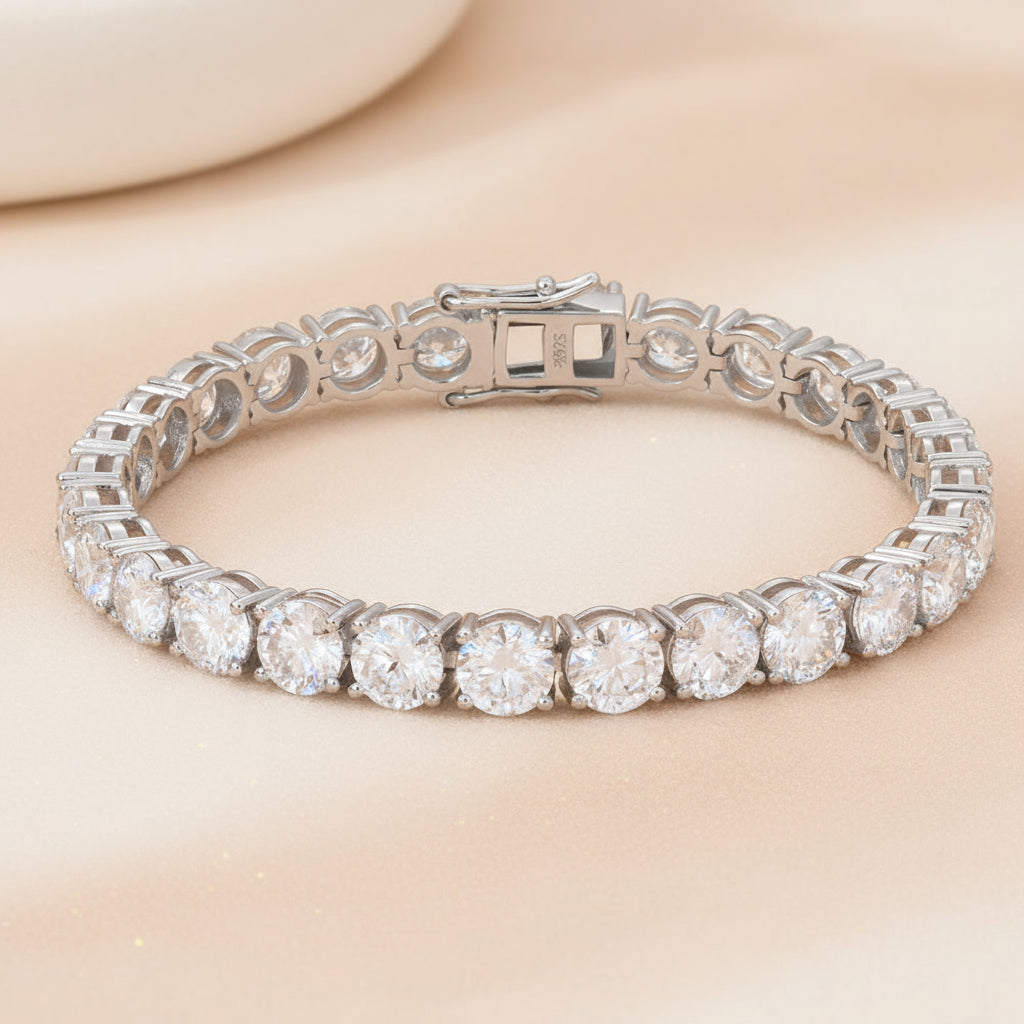 Moissanite Tennis Bracelet | 925 Sterling Silver