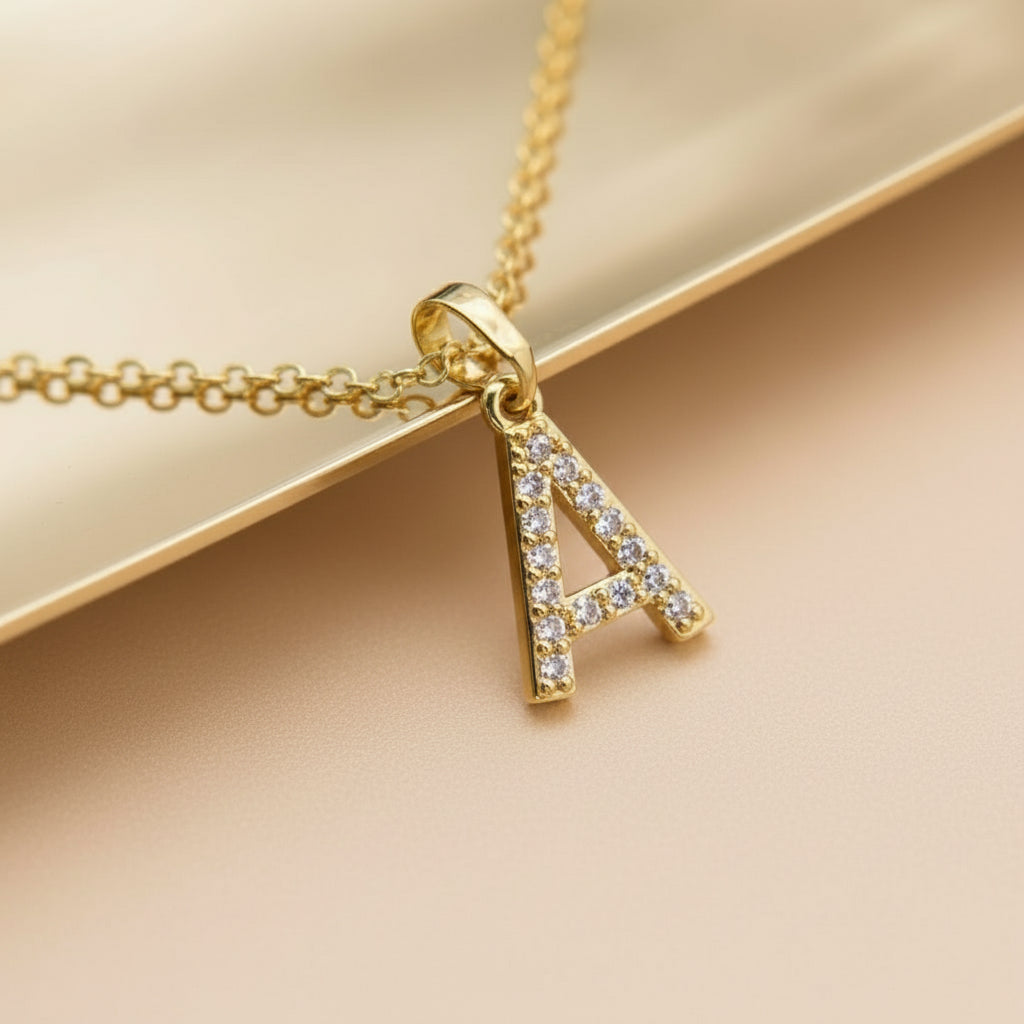 Gold & Silver Initial Necklace