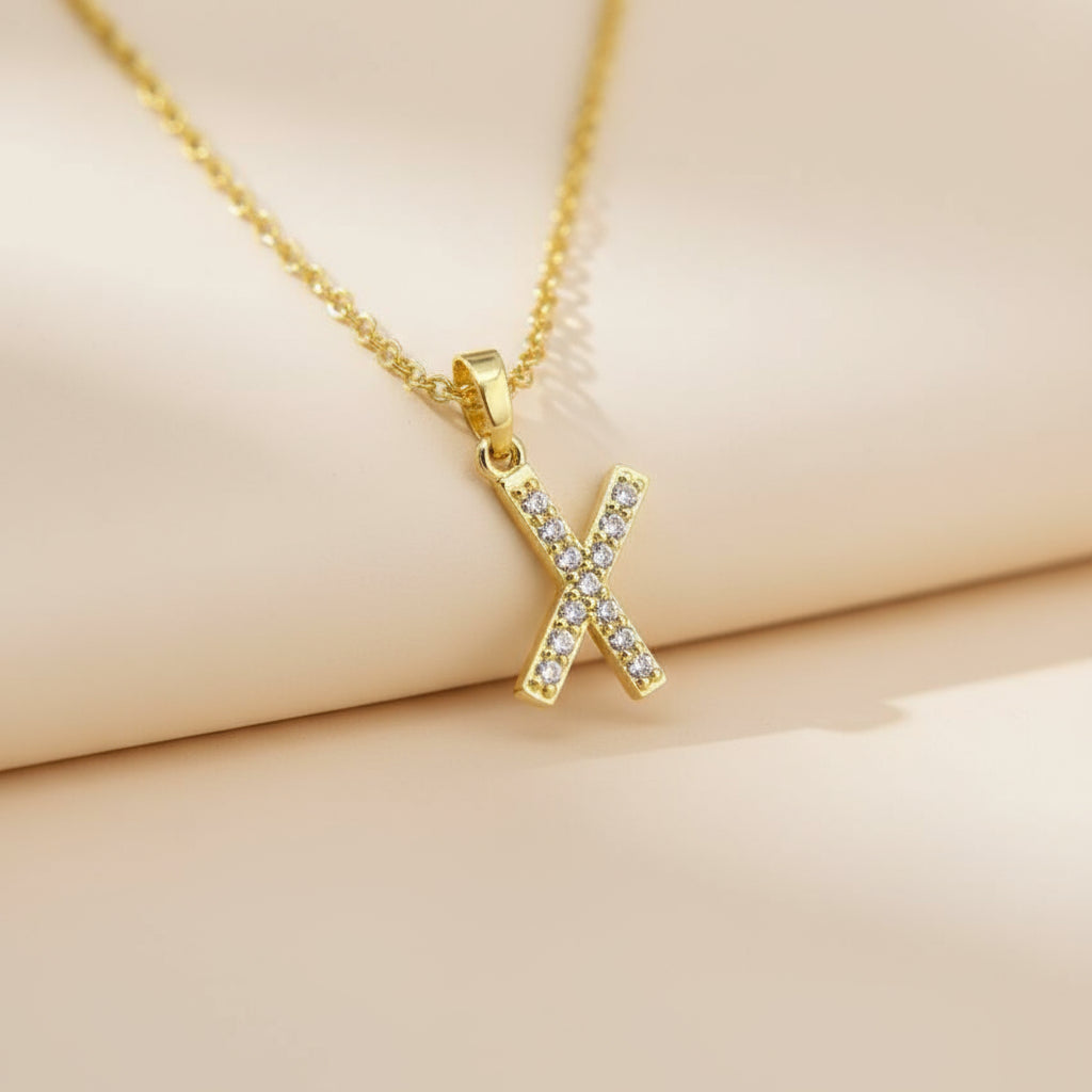 Gold & Silver Initial Necklace