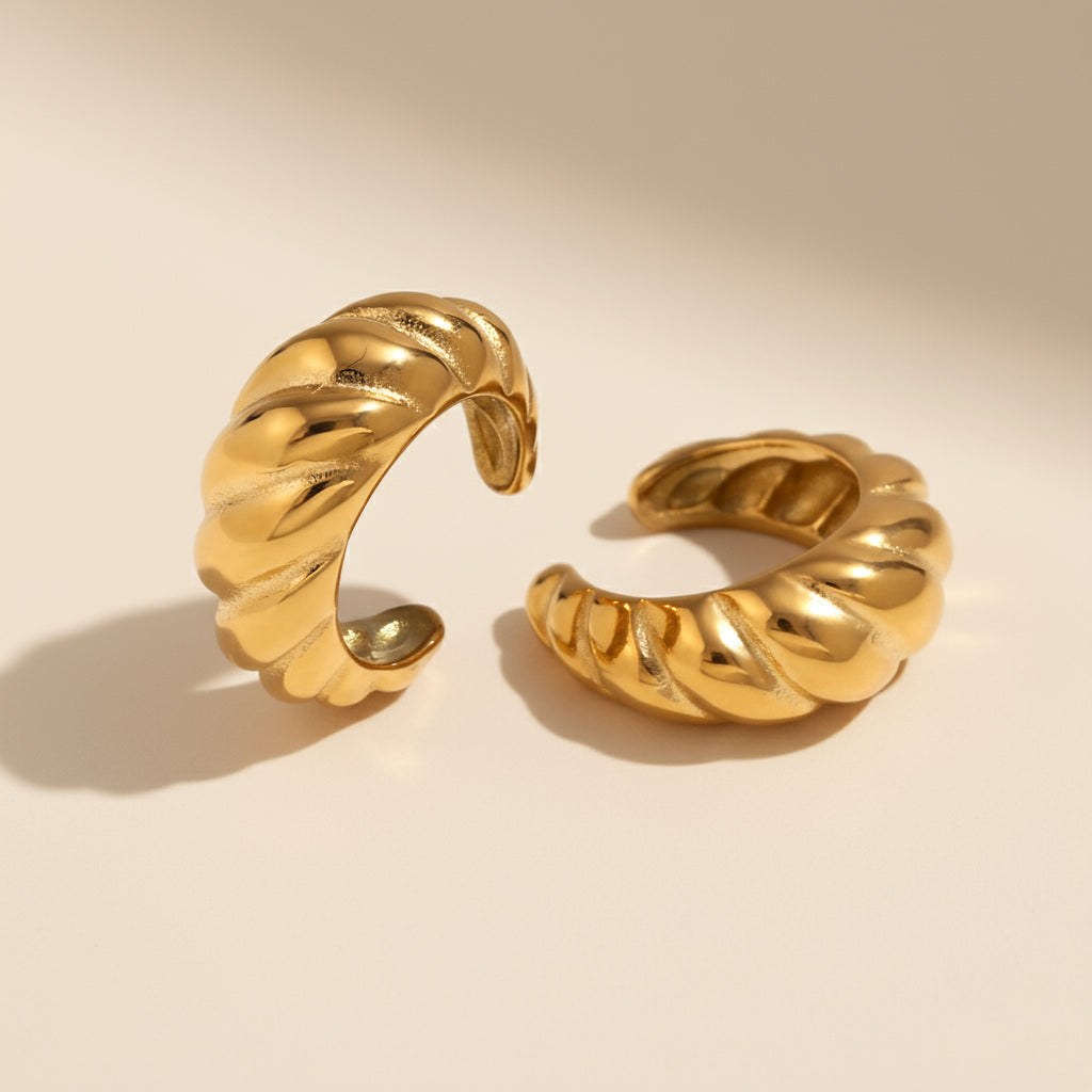 Croissant Ear Cuff - Gold Plated Edition