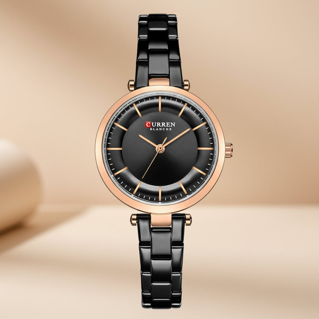 Minimalist Oval Quartz Watch Unisex