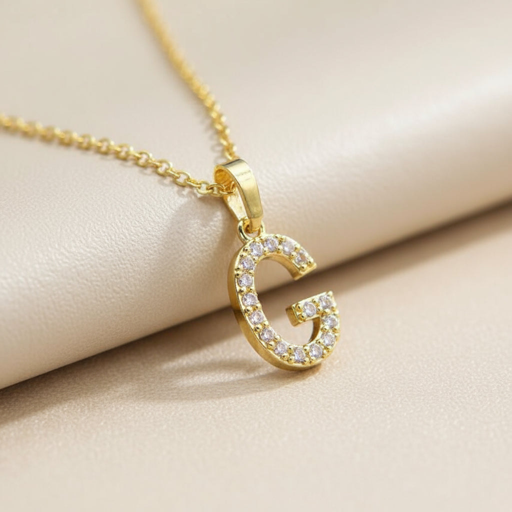 Gold & Silver Initial Necklace