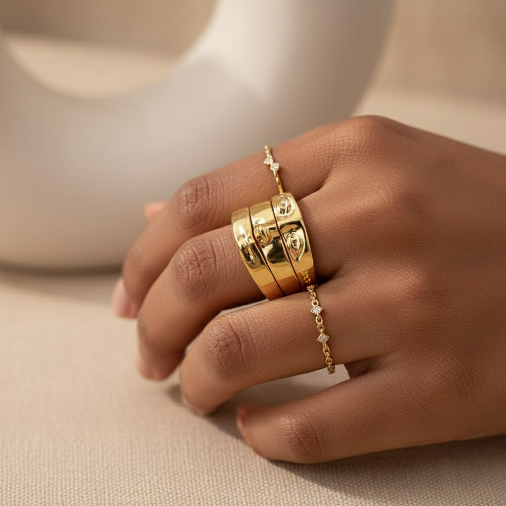 Vintage Eye Motif Band