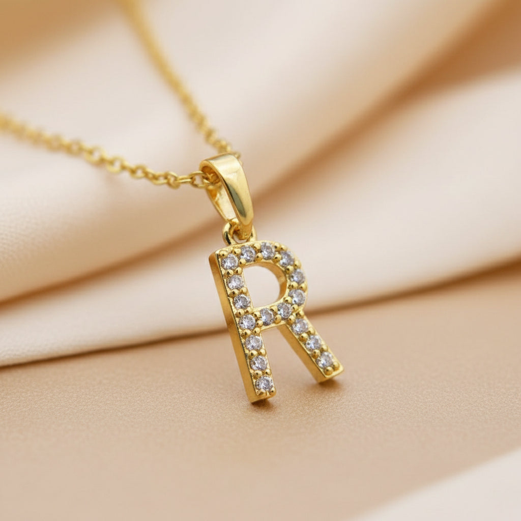 Gold & Silver Initial Necklace