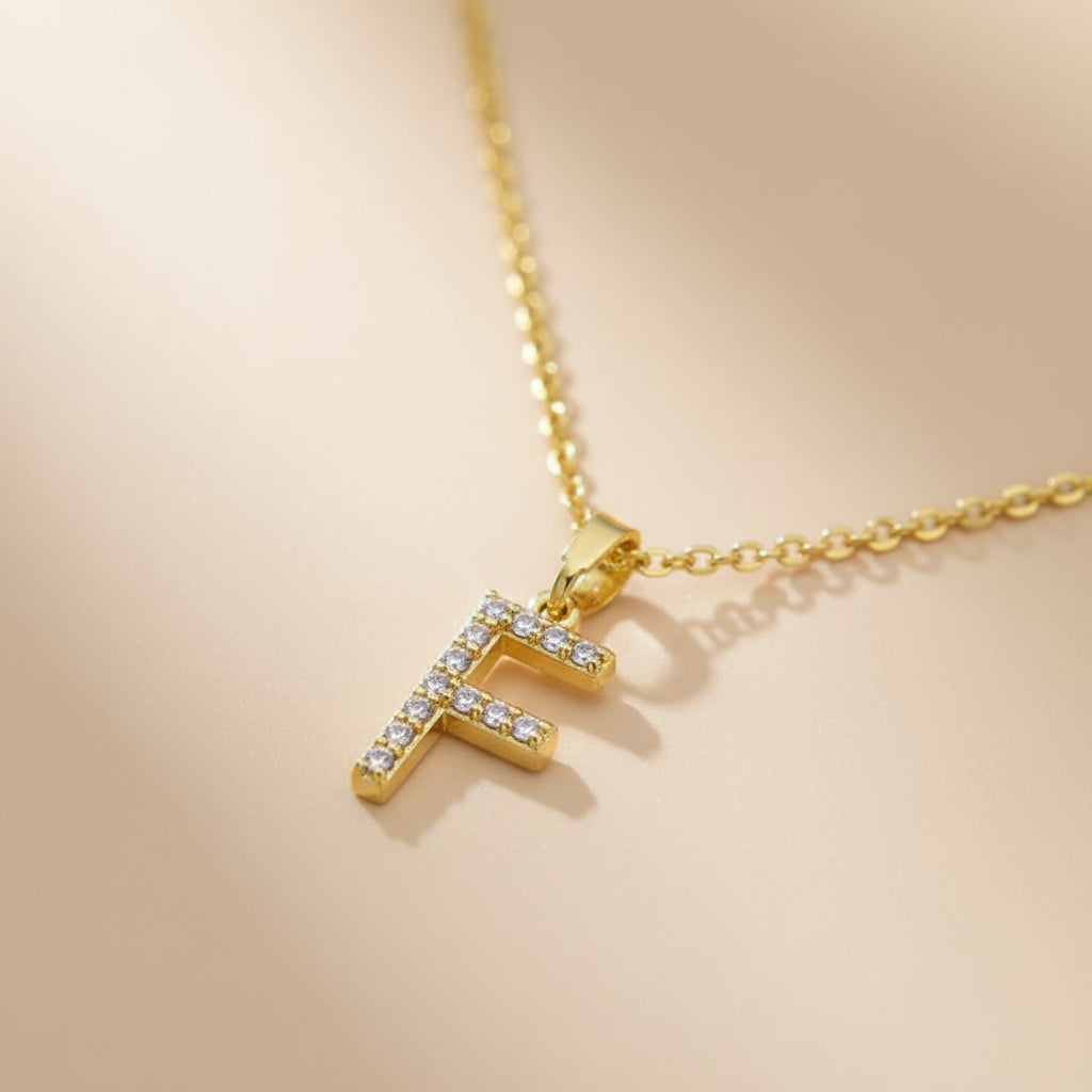 Gold & Silver Initial Necklace