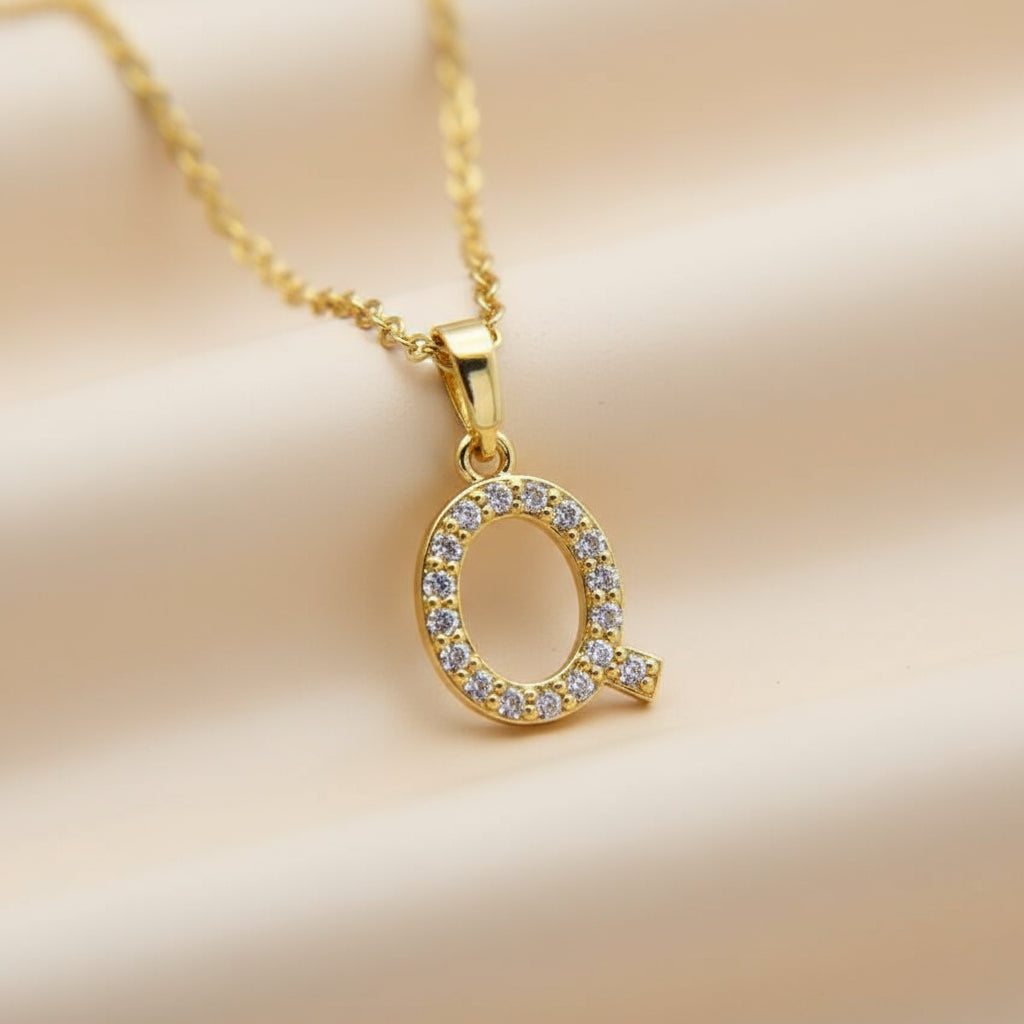 Gold & Silver Initial Necklace