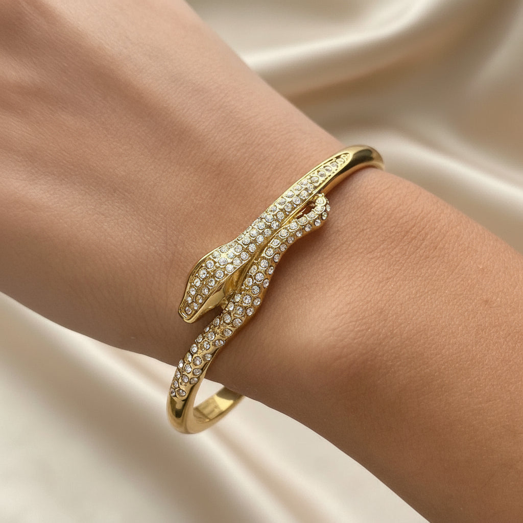 Minimalist Snake Bangles Bracelet (Set)