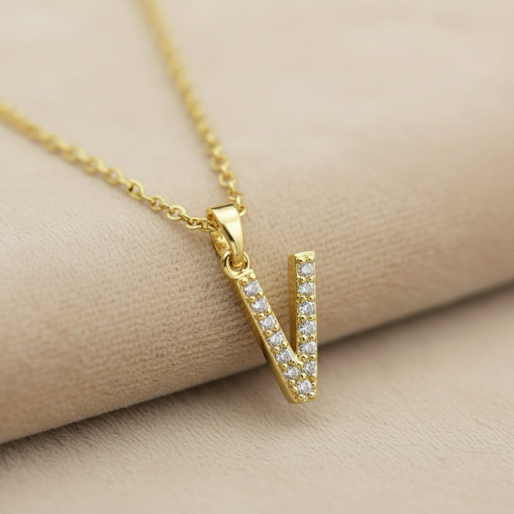 Gold & Silver Initial Necklace