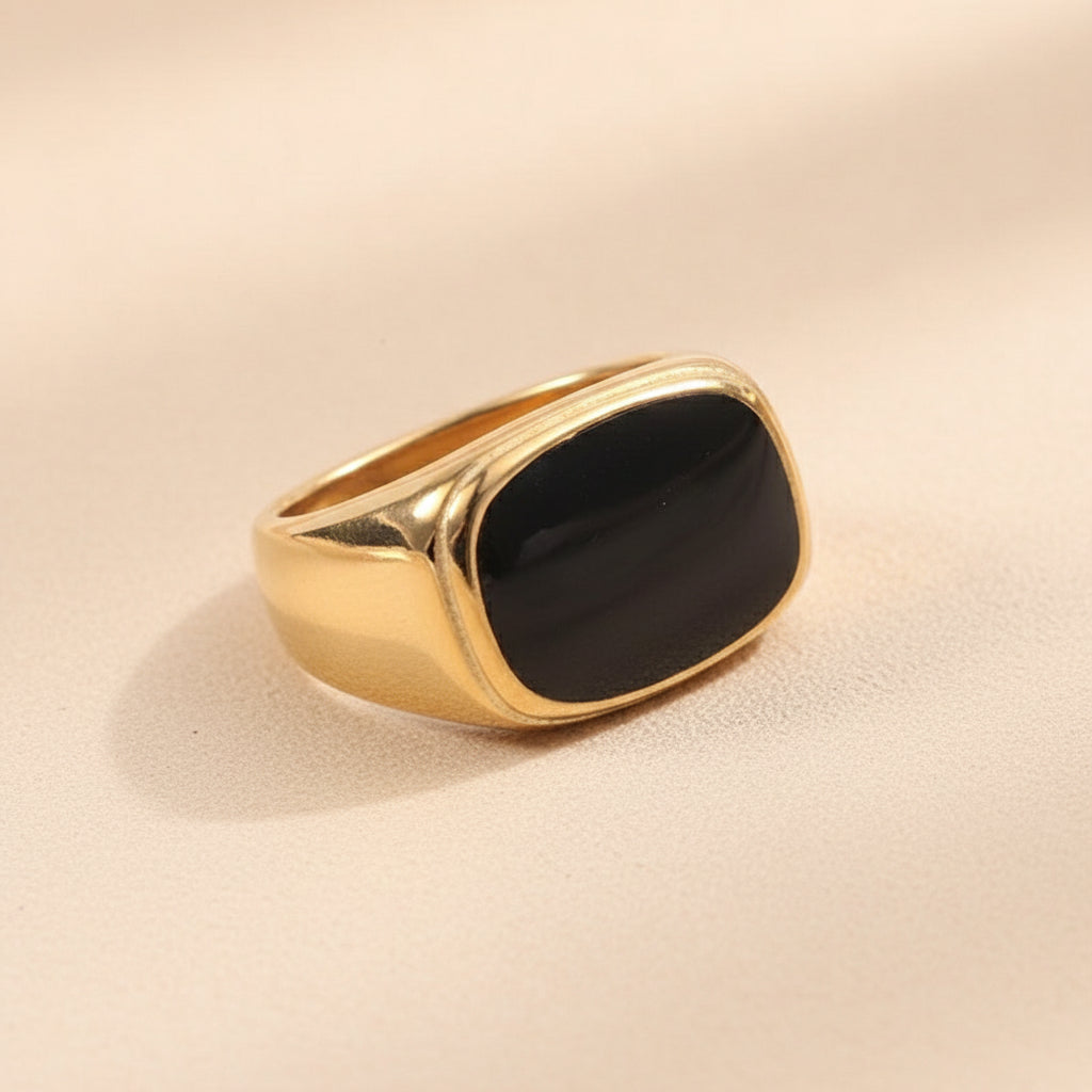 Sculpted Signet Ring