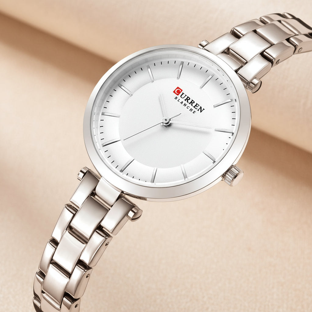 Minimalist Oval Quartz Watch Unisex