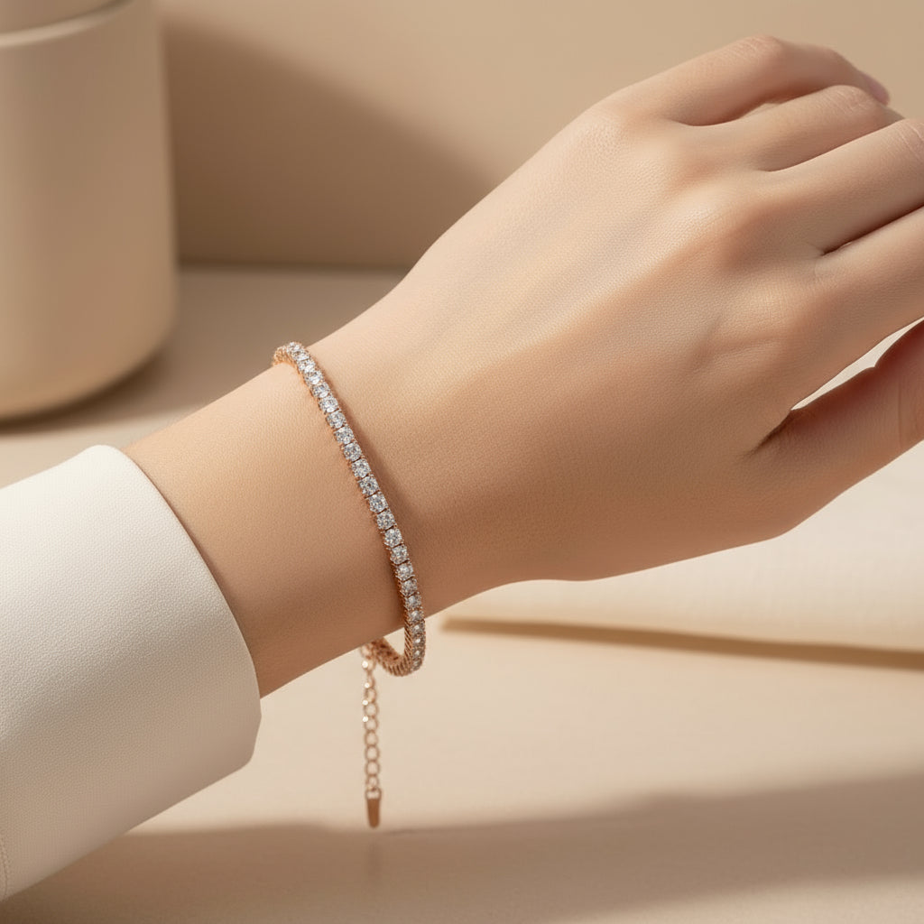 Moissanite Tennis Bracelet | 925 Sterling Silver