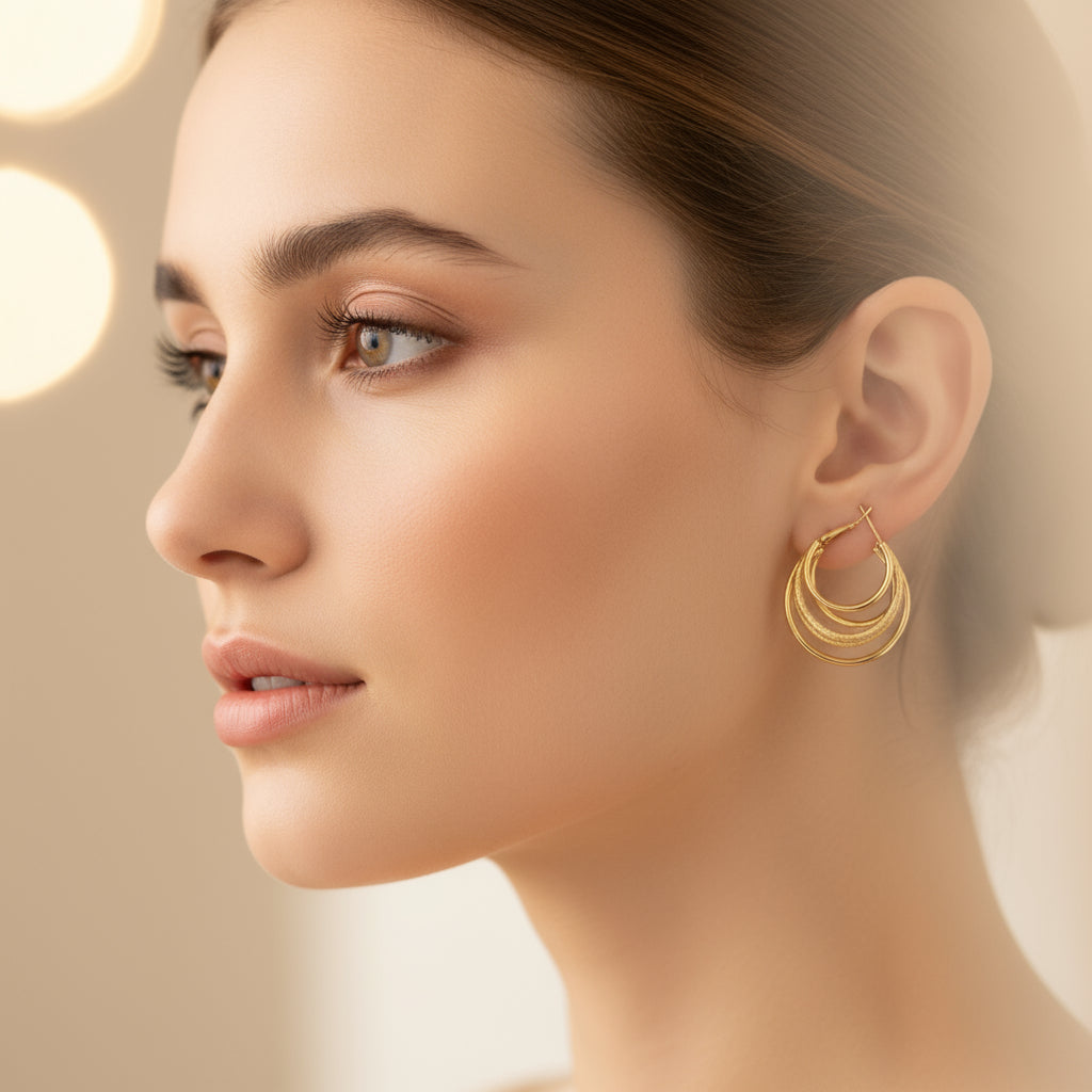 Textured Multiple Hoops