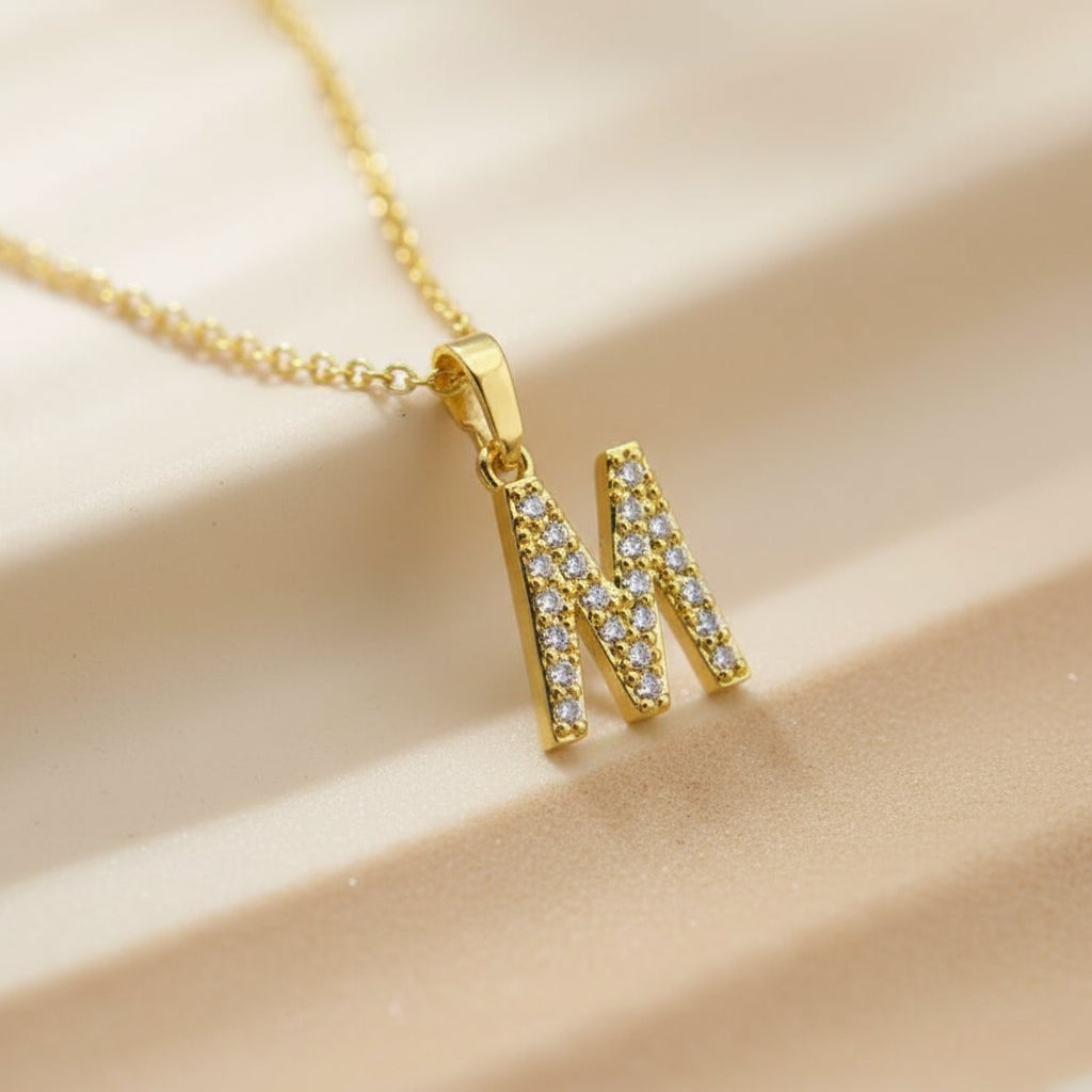 Gold & Silver Initial Necklace
