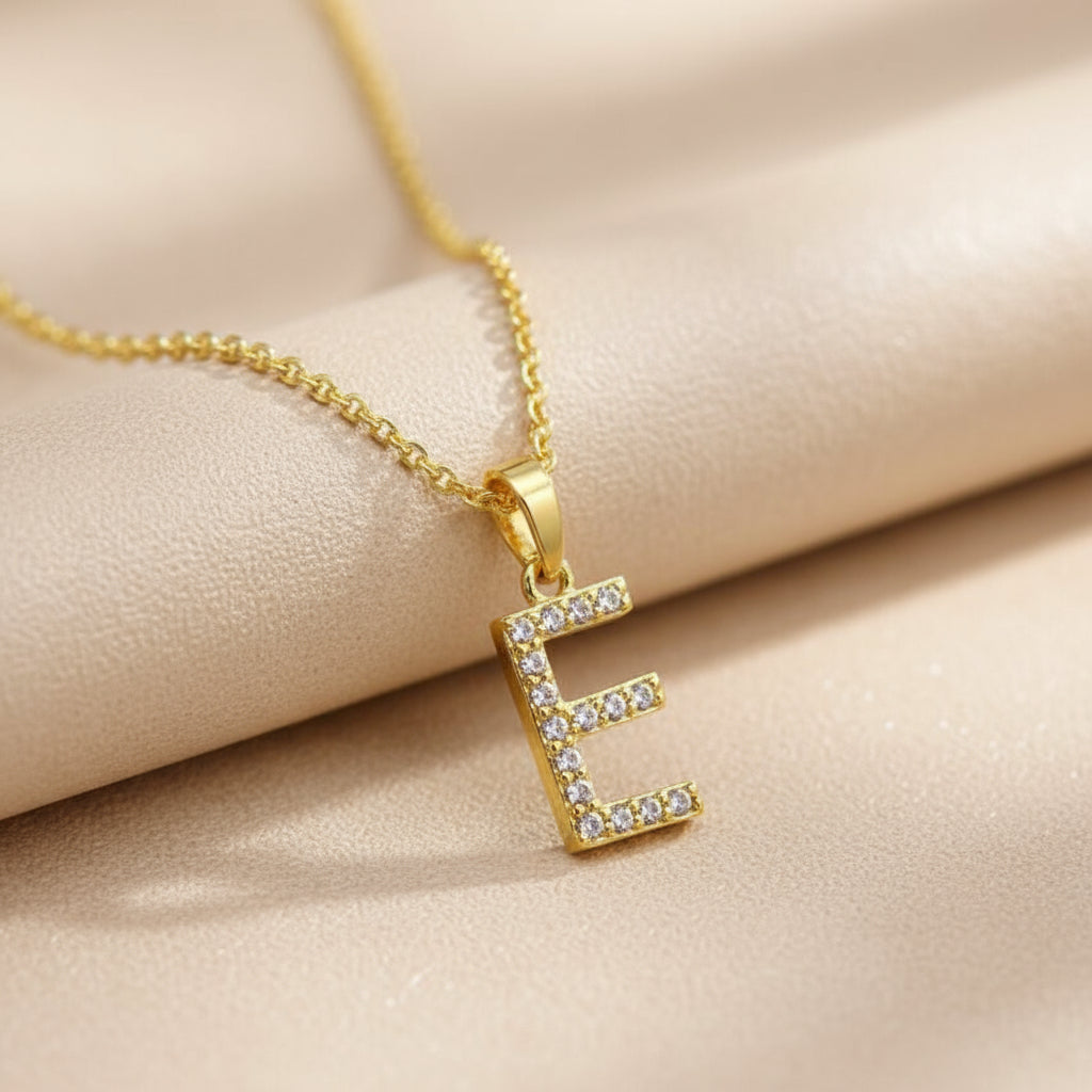 Gold & Silver Initial Necklace