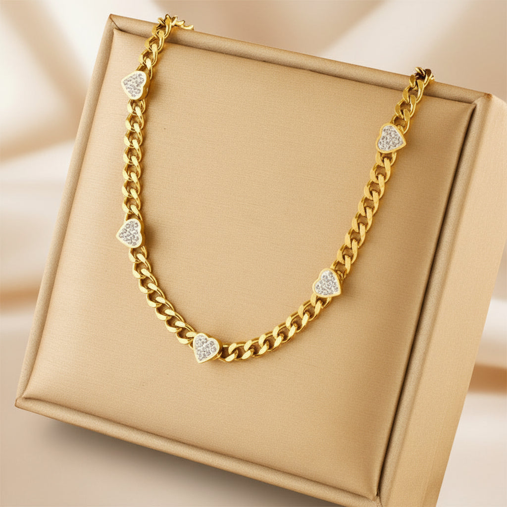 Butterfly Charm Necklace — Titanium Steel | Gold & Silver Finish