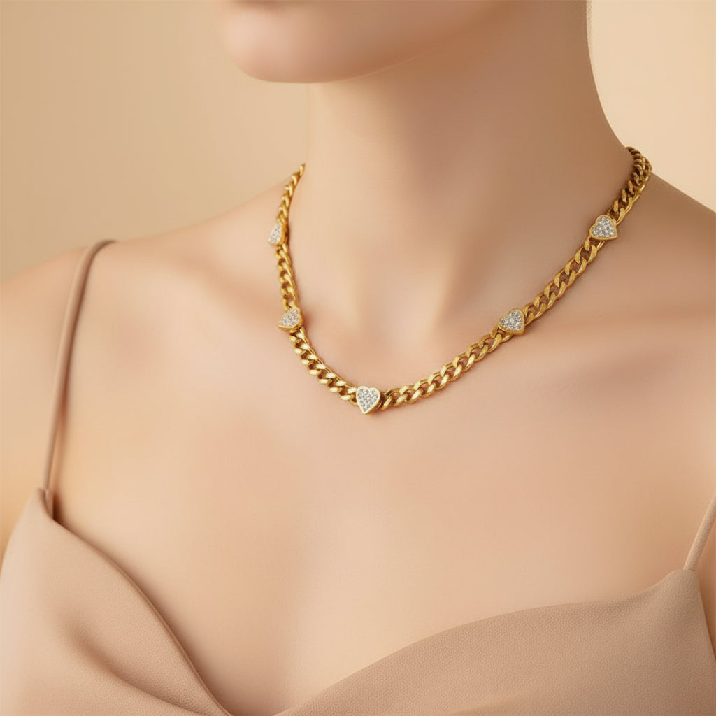 Butterfly Charm Necklace — Titanium Steel | Gold & Silver Finish