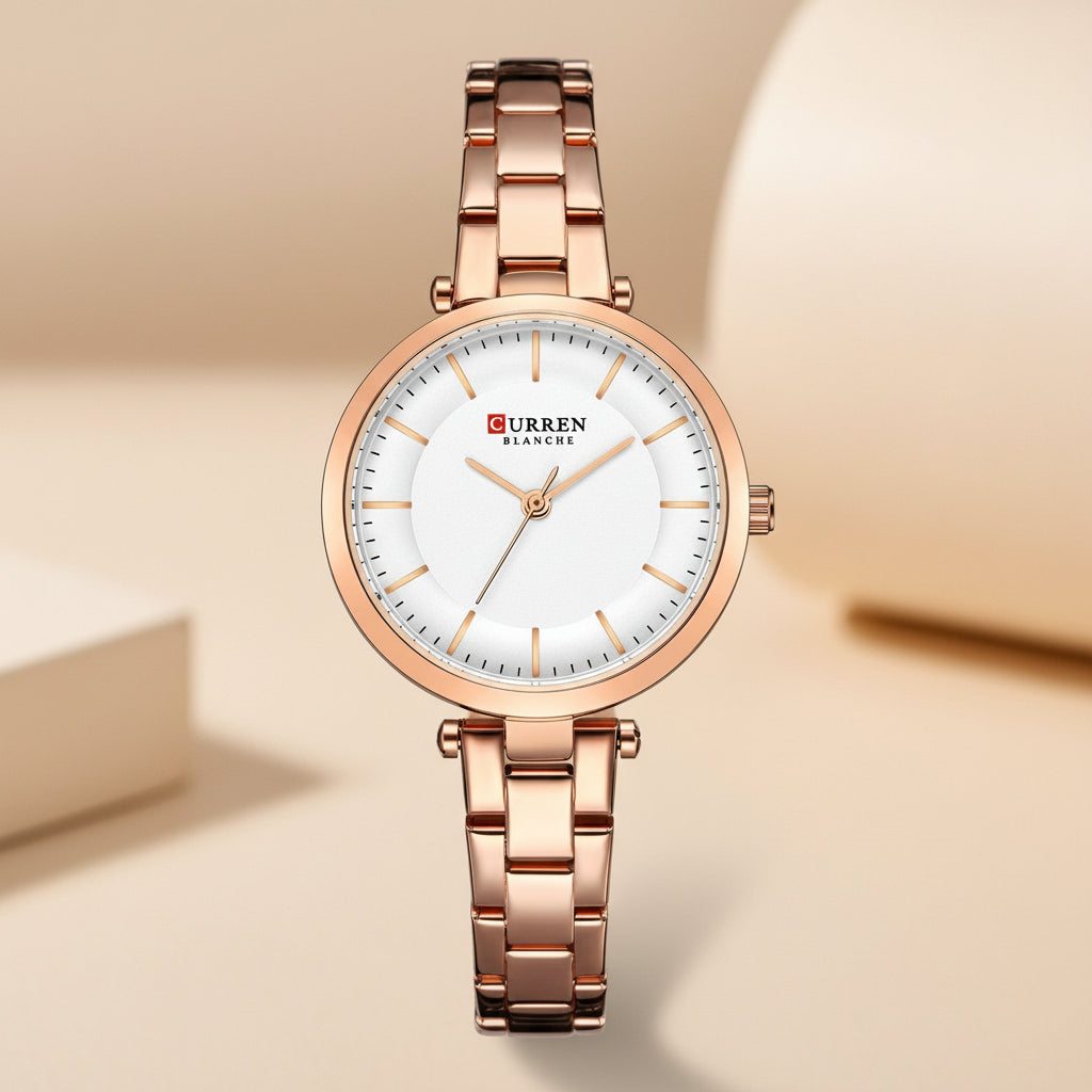 Minimalist Oval Quartz Watch Unisex