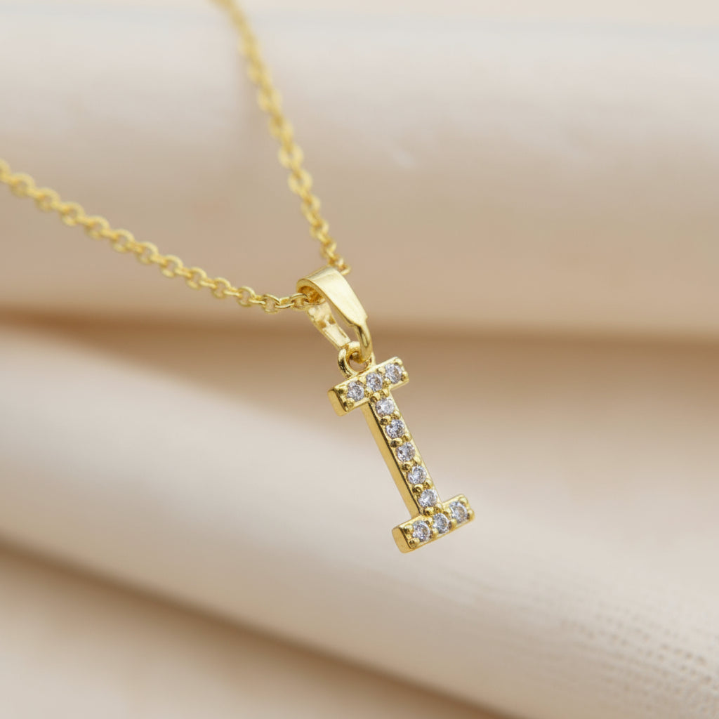 Gold & Silver Initial Necklace