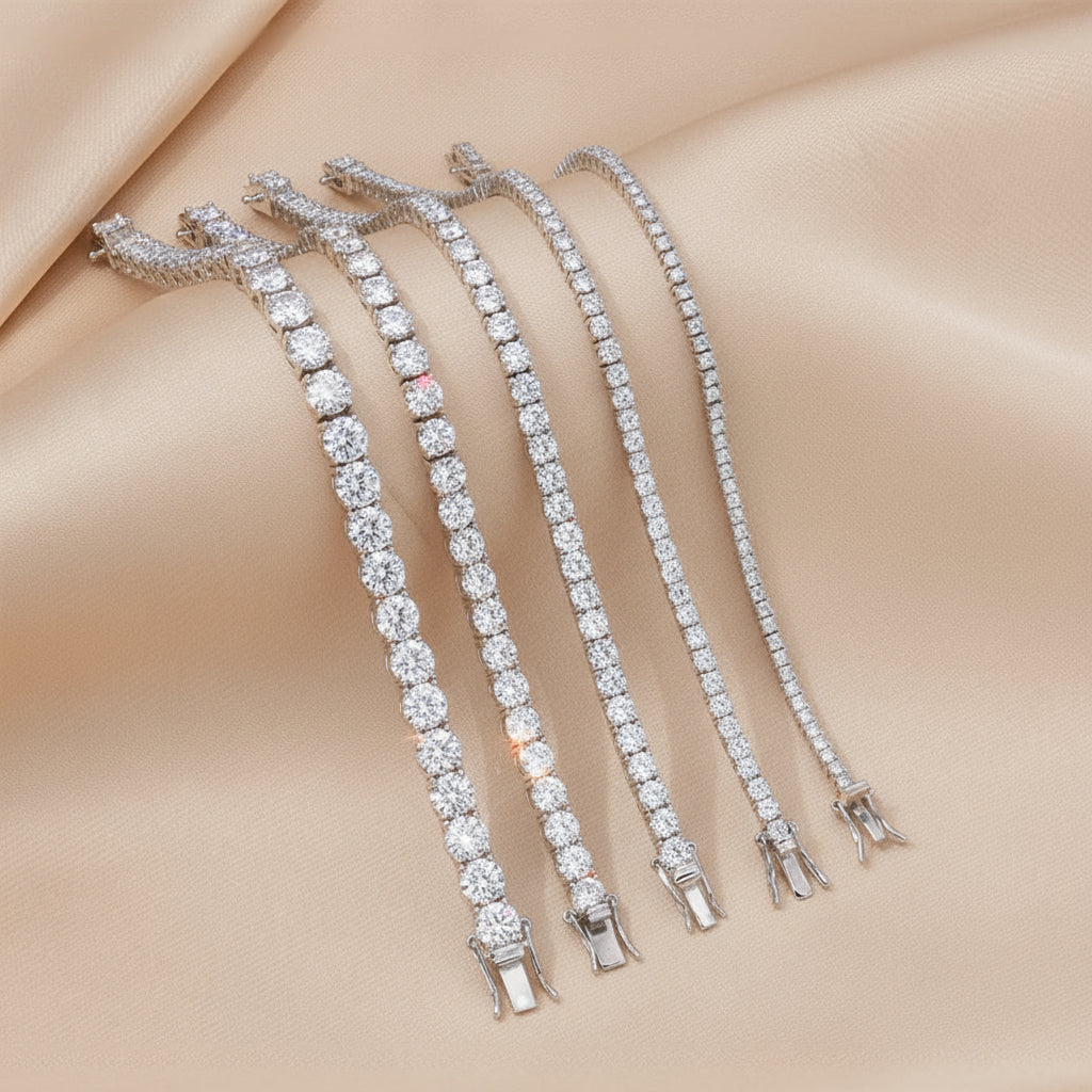 Moissanite Tennis Bracelet | 925 Sterling Silver