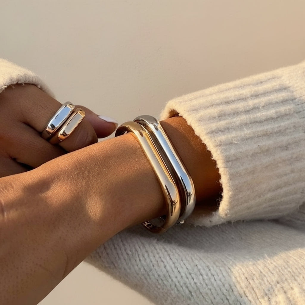 Classic Minimal Bracelet  | Gold & Silver Edition