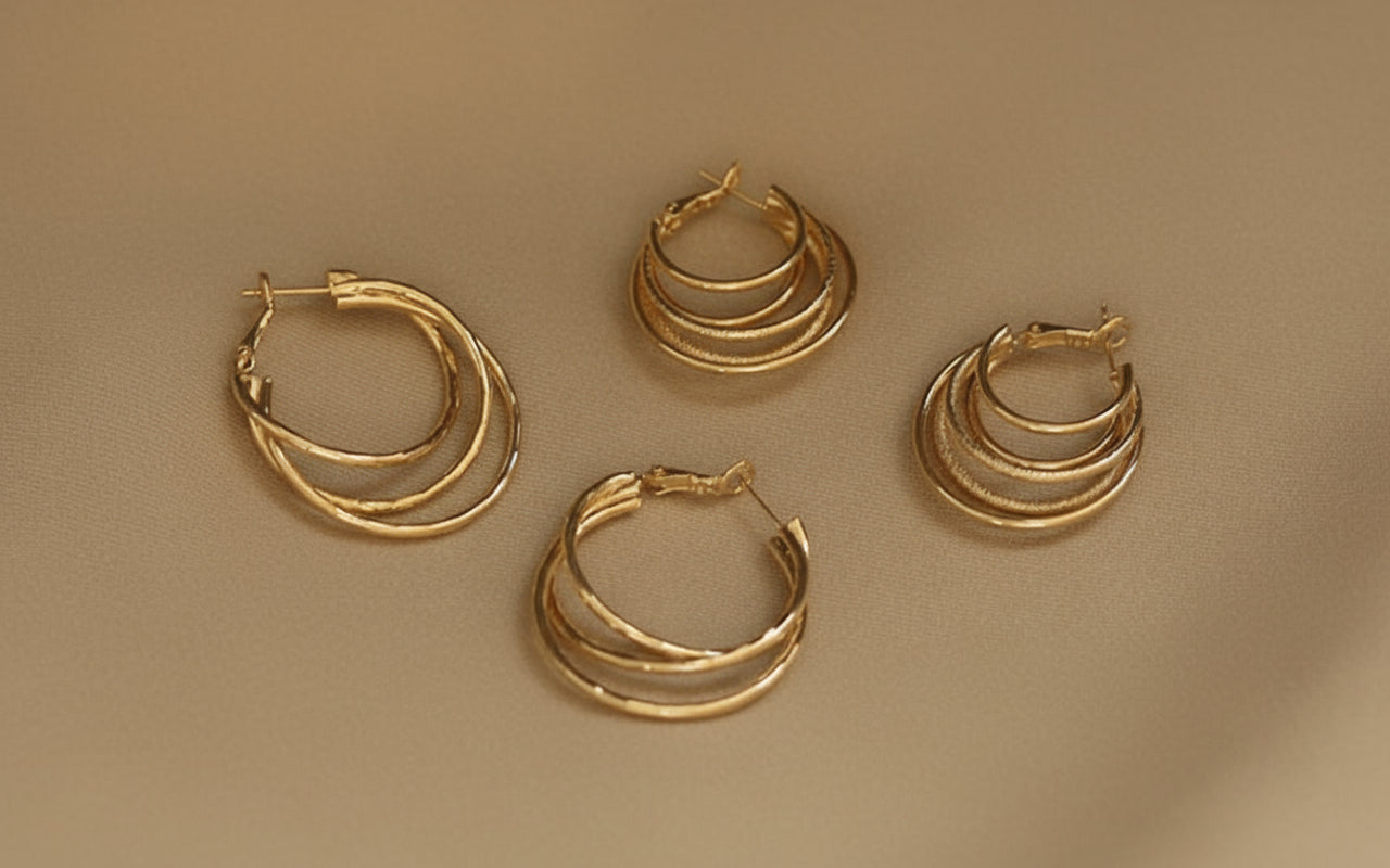 Textured Multiple Hoops