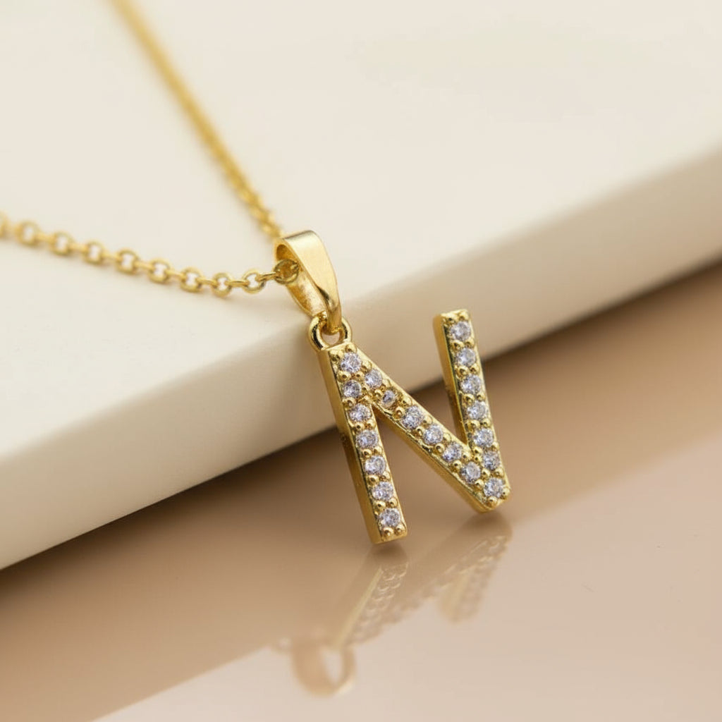 Gold & Silver Initial Necklace