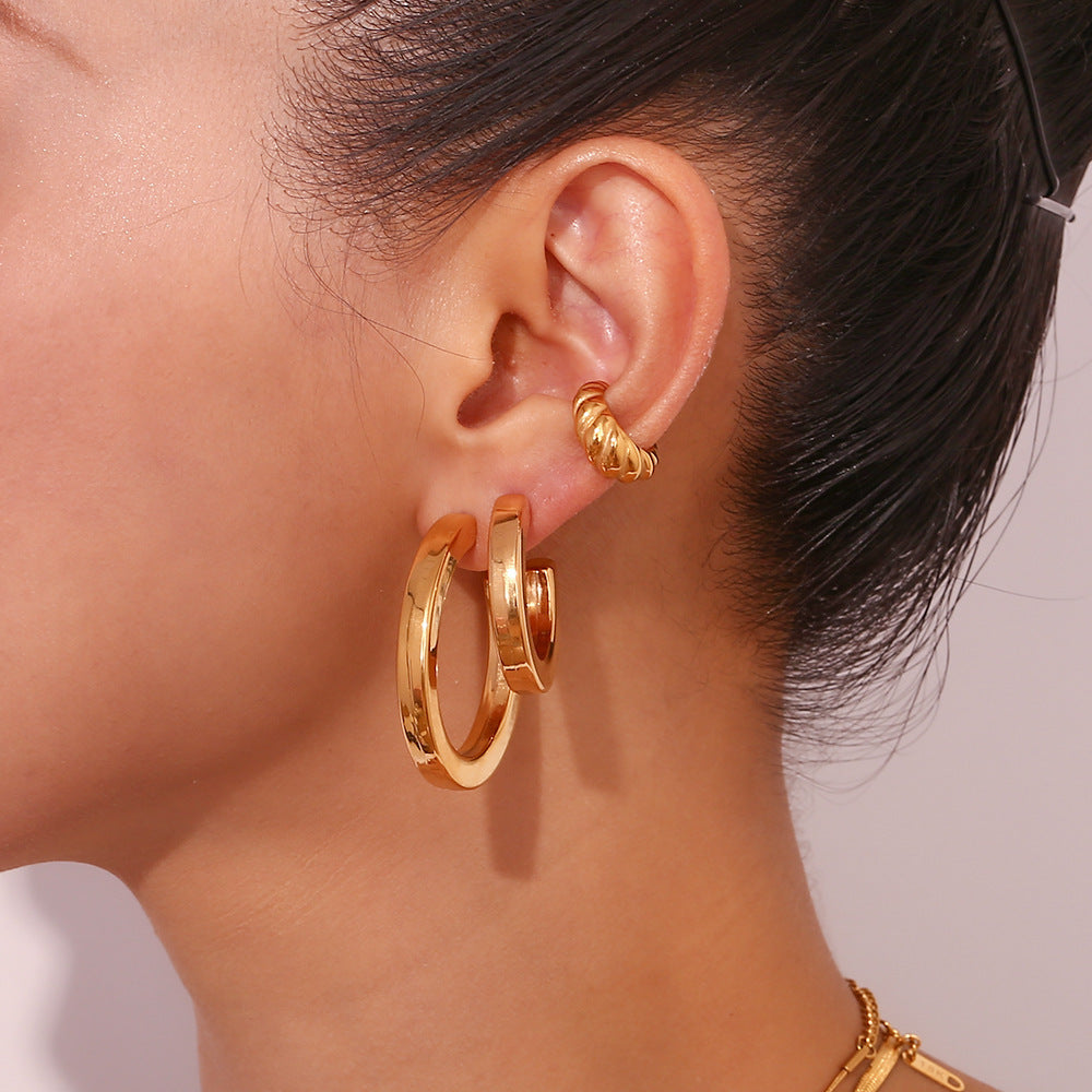 Croissant Ear Cuff - Gold Plated Edition