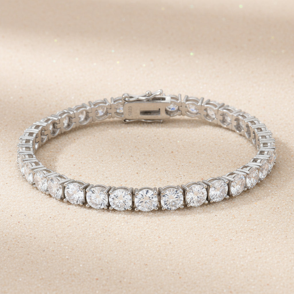 Moissanite Tennis Bracelet | 925 Sterling Silver