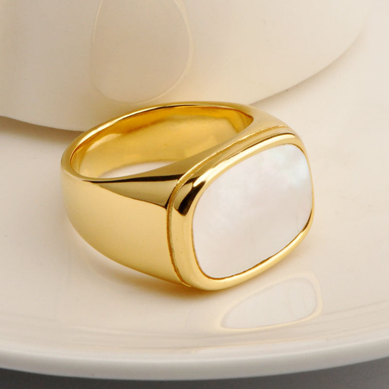 Sculpted Signet Ring