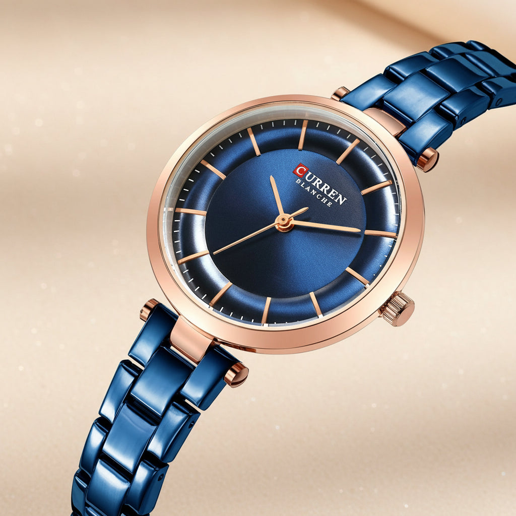 Minimalist Oval Quartz Watch Unisex