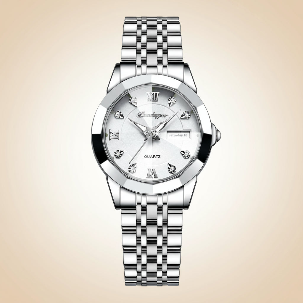 Luminous Calendar Steel Watch