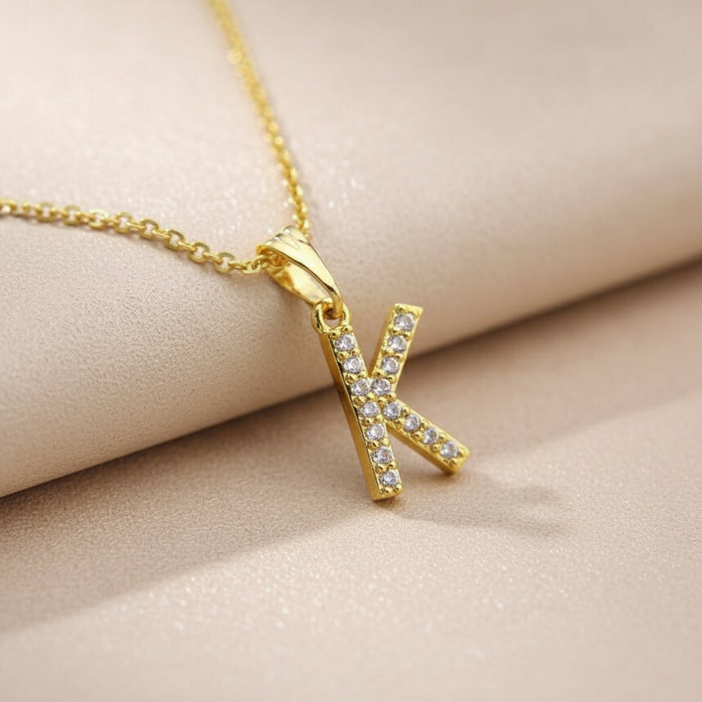 Gold & Silver Initial Necklace