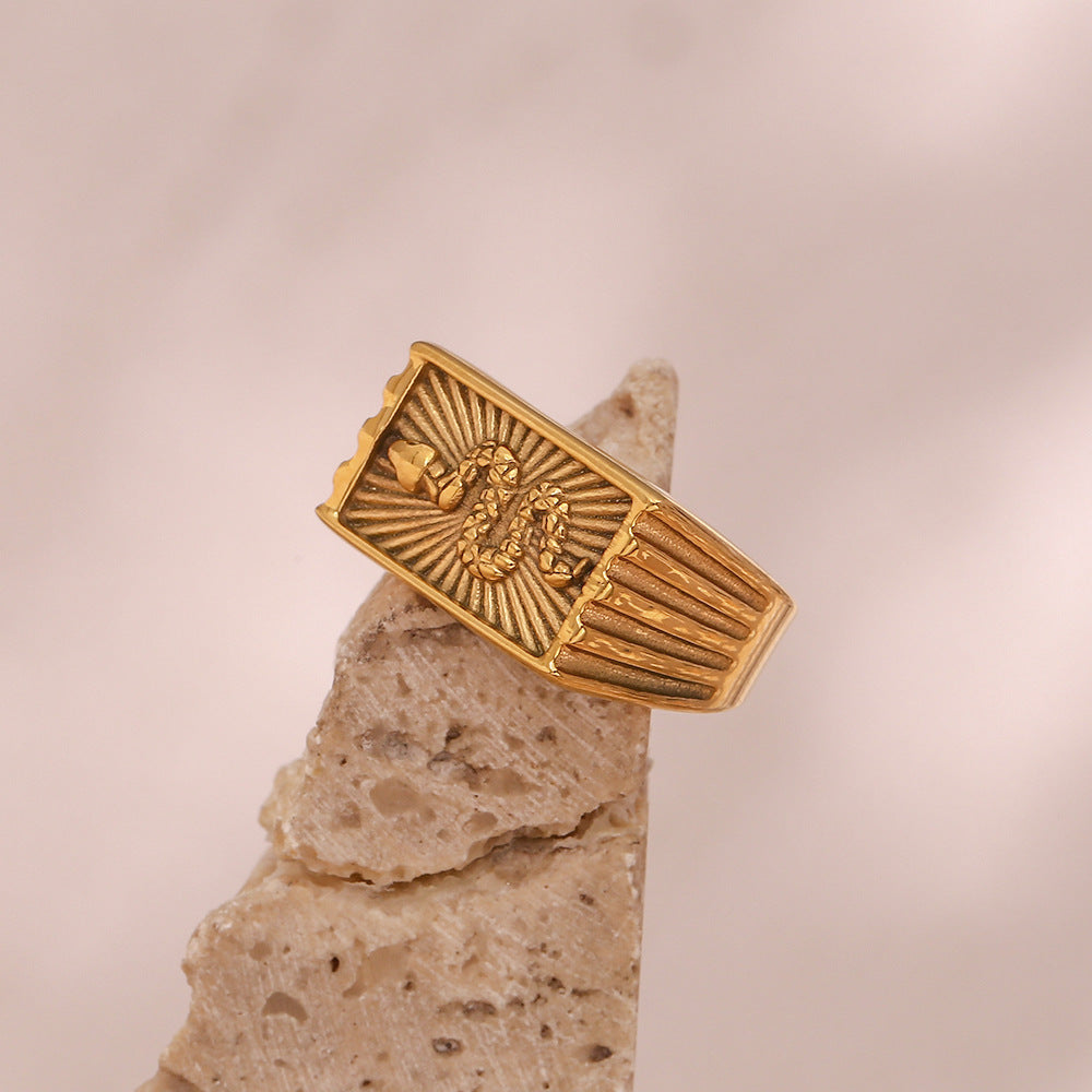 Gold Vintage Signet Ring