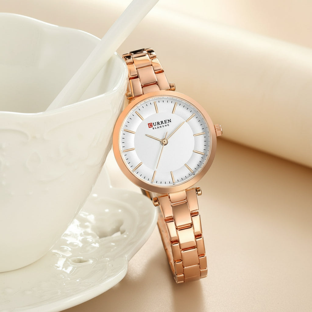 Minimalist Oval Quartz Watch Unisex