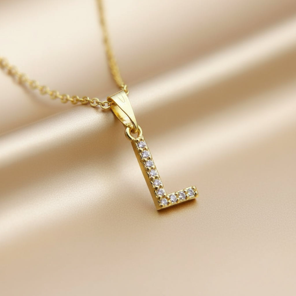 Gold & Silver Initial Necklace