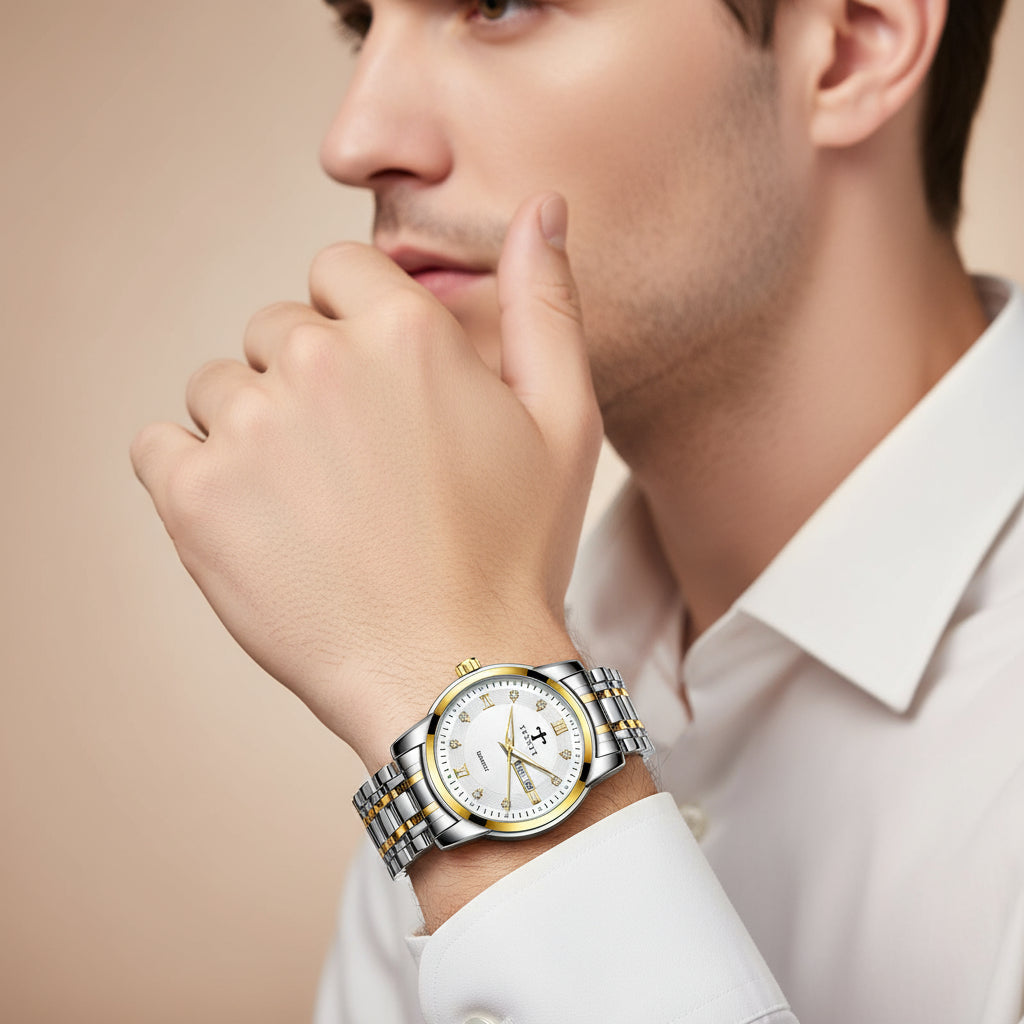 Luminous Quartz Chronograph – Aimaro Men’s Collection