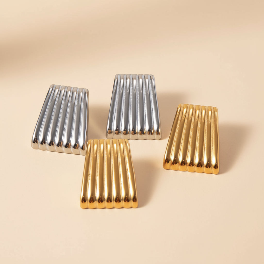 Statement Linear Bar Earrings