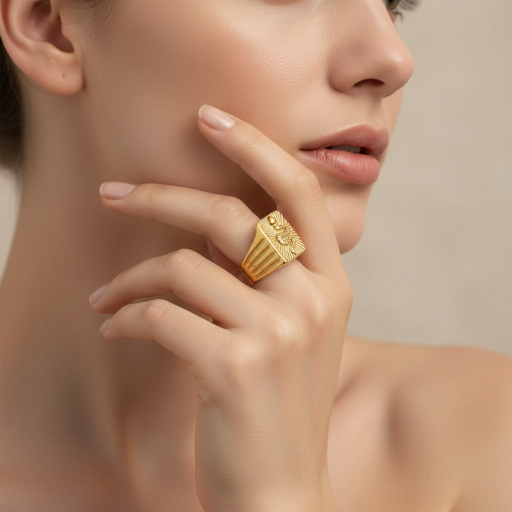 Gold Vintage Signet Ring