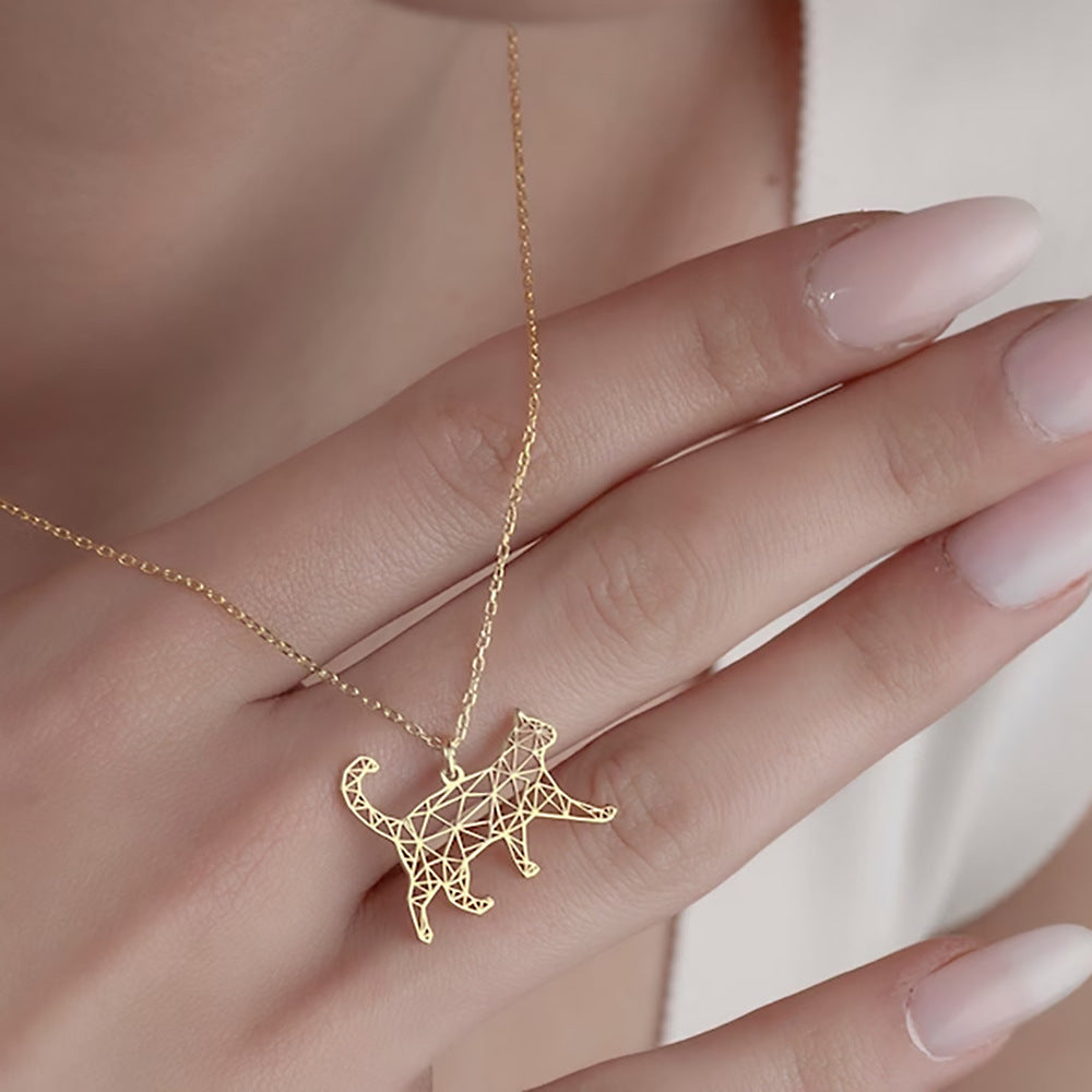 Animal Pendant Necklace 18K plated | Titanium Steel