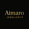 Aimaro Jewellery logo in gold on a black background