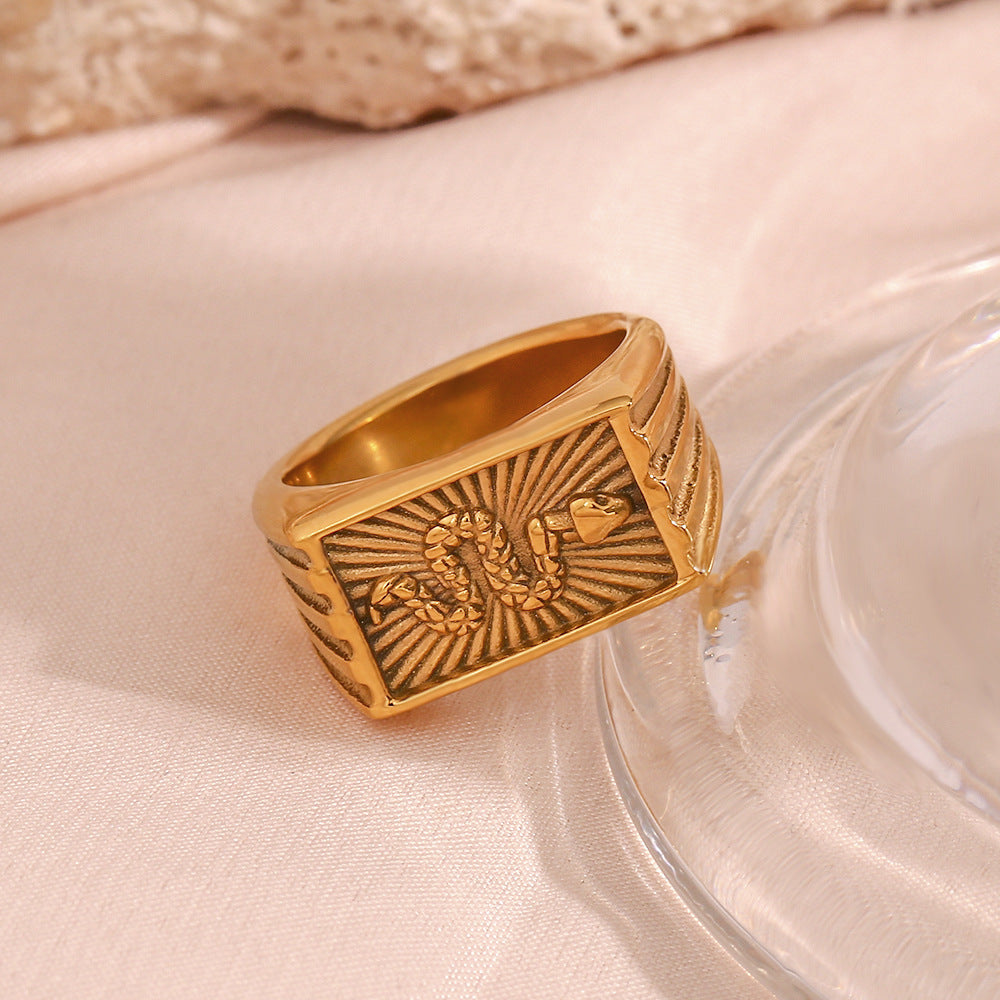 Gold Vintage Signet Ring