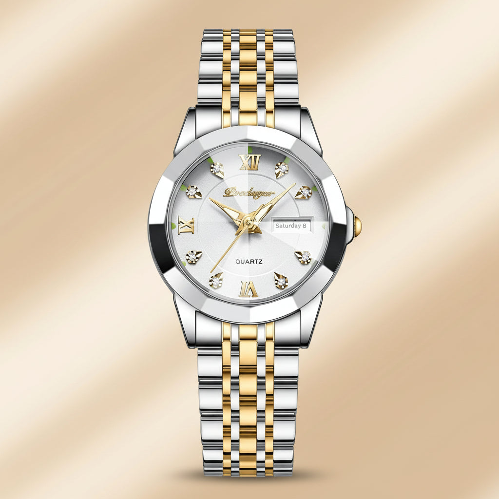 Luminous Calendar Steel Watch