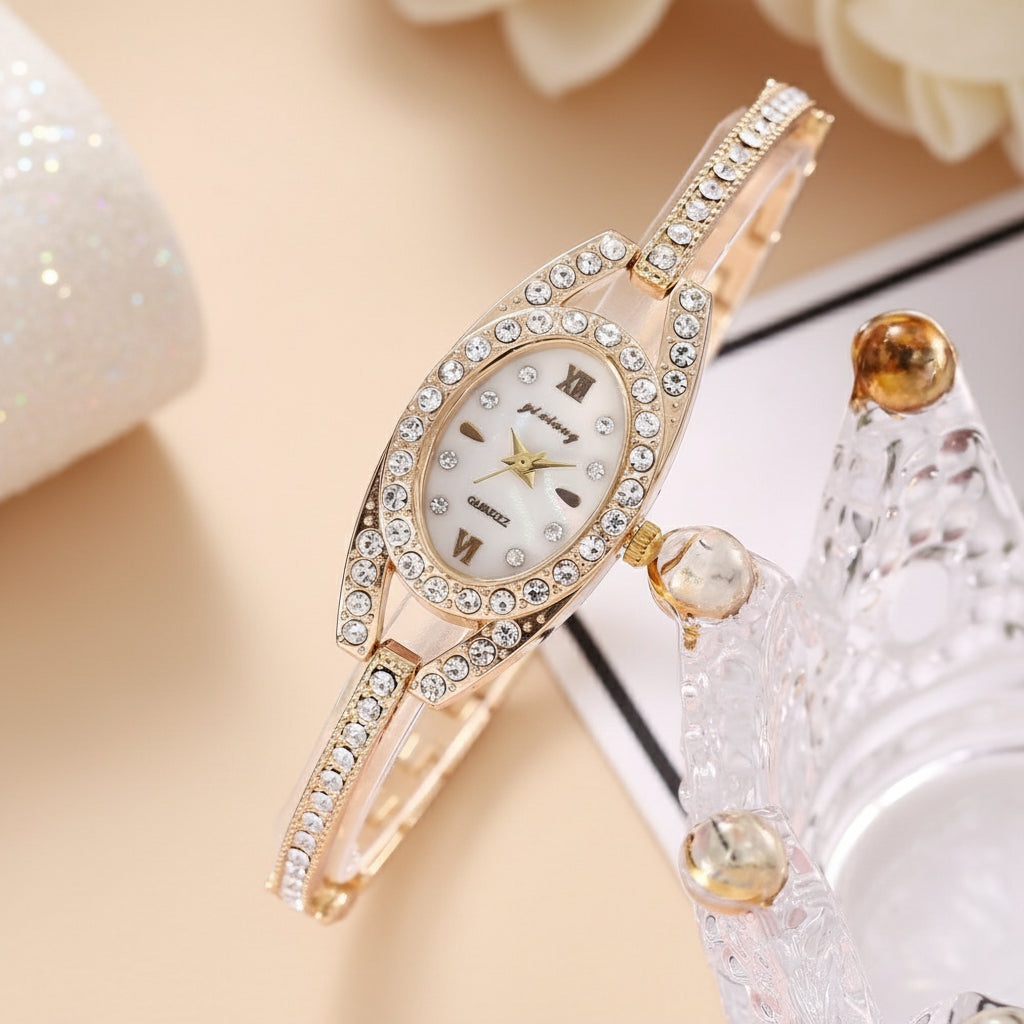 Shell Dial Quartz Watch Bracelet